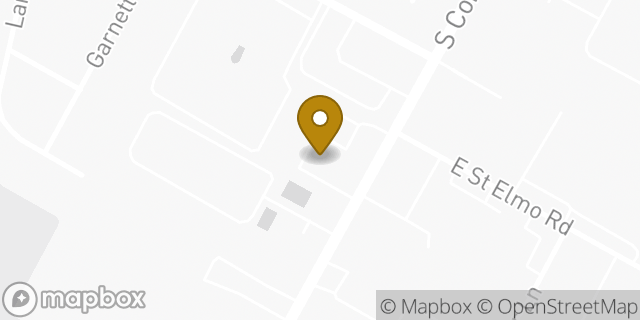 Map showing the location of Amazon Locker - Terracotta in Austin, TX 78745