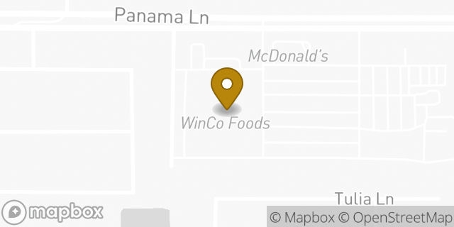 Map showing the location of Coinme in Bakersfield, CA 93313