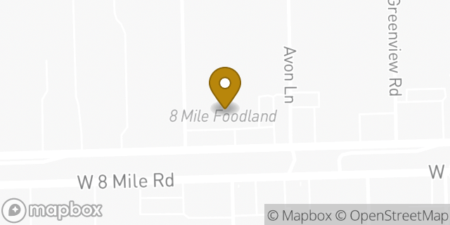 Map showing the location of Coinme in Southfield, MI 48075