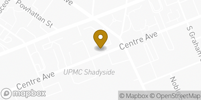 Map showing the location of Starbucks in Pittsburgh, PA 15224