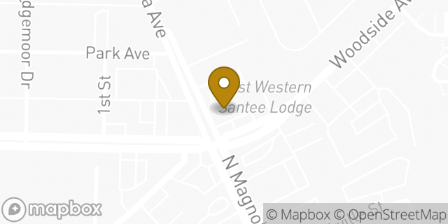 Map showing the location of 7-Eleven in Santee, CA 92071