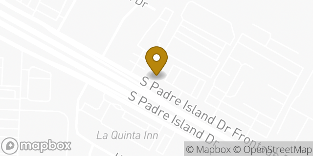 Map showing the location of CubeSmart Self Storage in Corpus Christi, TX 78412