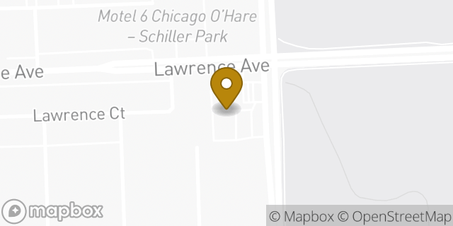 Map showing the location of Baskin-Robbins in Schiller Park, IL 60176