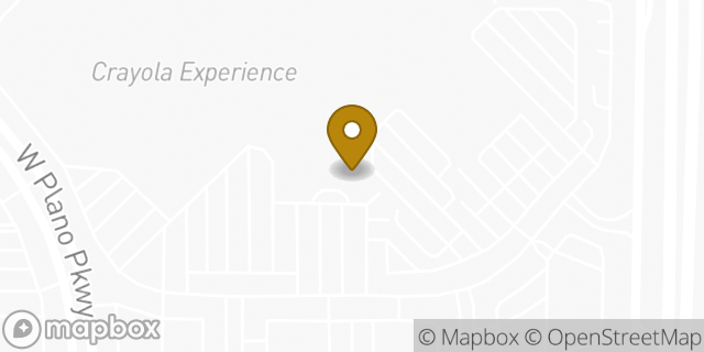 Map showing the location of Equinox Plano in Plano, TX 75093
