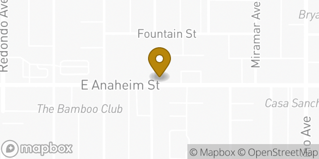 Map showing the location of Penske Truck Rental in Long Beach, CA 90804