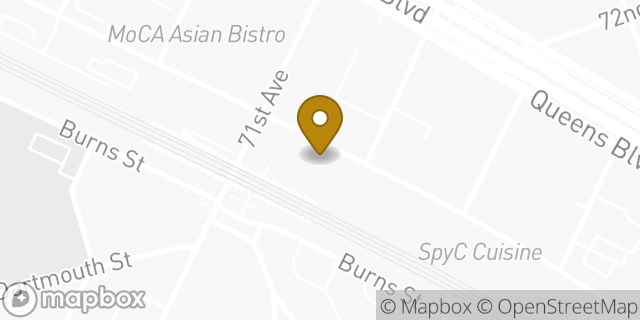 Map showing the location of Banana Republic in Forest Hills, NY 11375
