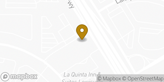 Map showing the location of Enterprise Rent-A-Car in Lewisville, TX 75067