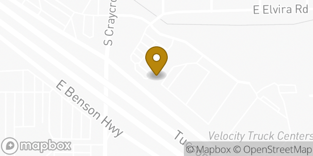 Map showing the location of Subway in Tucson, AZ 85756
