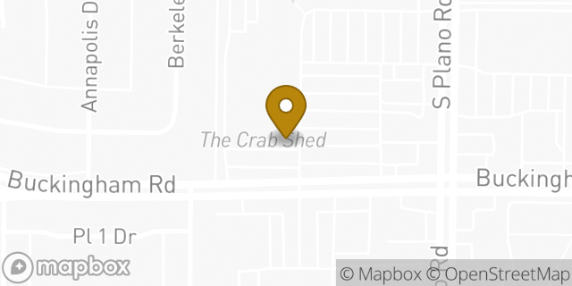 Map showing the location of Subway in Richardson, TX 75081