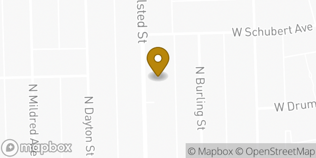 Map showing the location of The Home Depot in Chicago, IL 60614