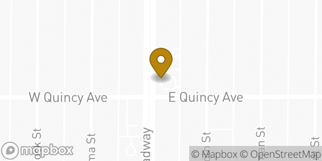 Map showing the location of Starbucks in Englewood, CO 80113