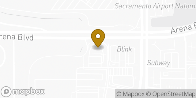Map showing the location of Chipotle Mexican Grill in Sacramento, CA 95834