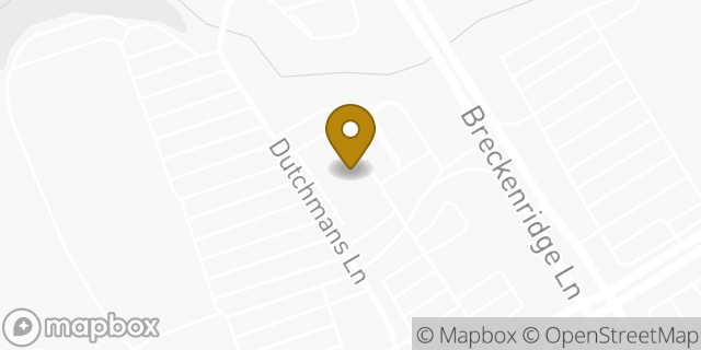 Map showing the location of The UPS Store in Louisville, KY 40207