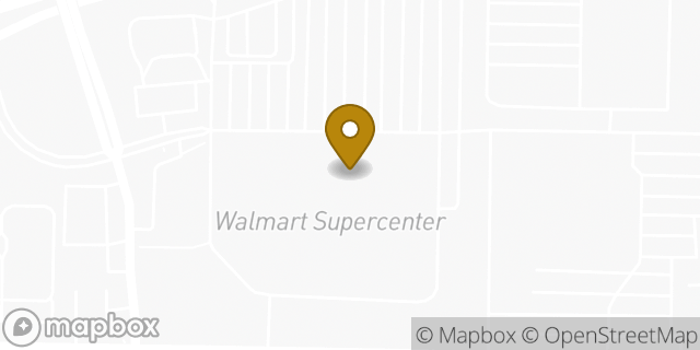 Map showing the location of Walmart in Dallas, TX 75228