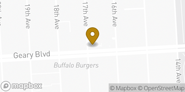 Map showing the location of Walgreens in San Francisco, CA 94118