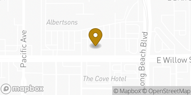 Map showing the location of CVS Pharmacy in Long Beach, CA 90806