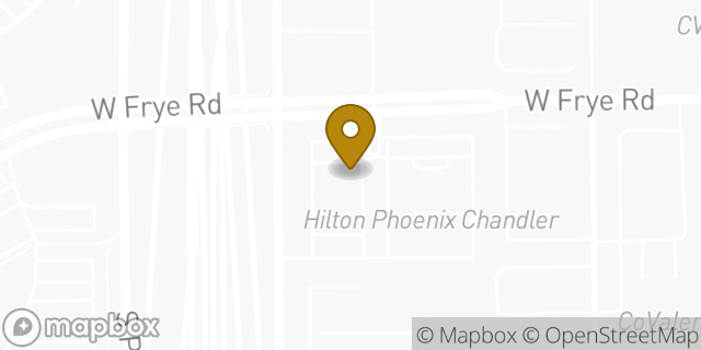 Map showing the location of Chuck E. Cheese in Chandler, AZ 85224