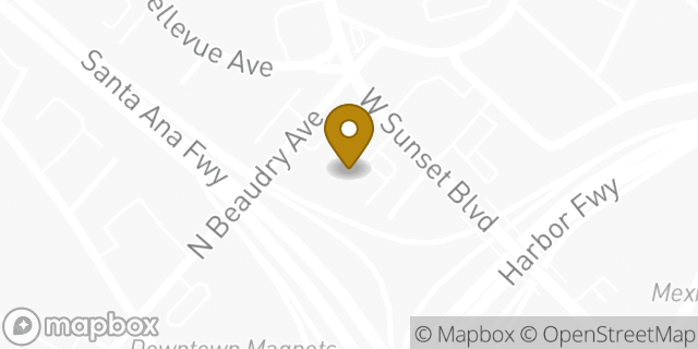 Map showing the location of CVS Pharmacy in Los Angeles, CA 90012