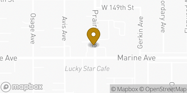 Map showing the location of Coinme in Lawndale, CA 90260
