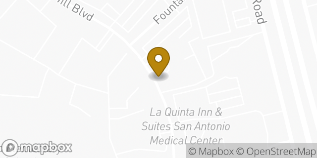 Map showing the location of La Quinta Inn & Suites San Antonio Medical Center in San Antonio, TX 78229