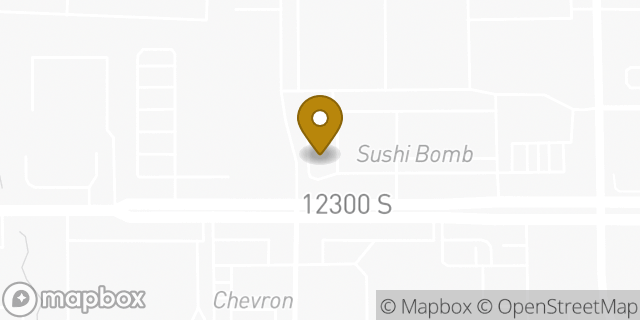 Map showing the location of Starbucks in Draper, UT 84020
