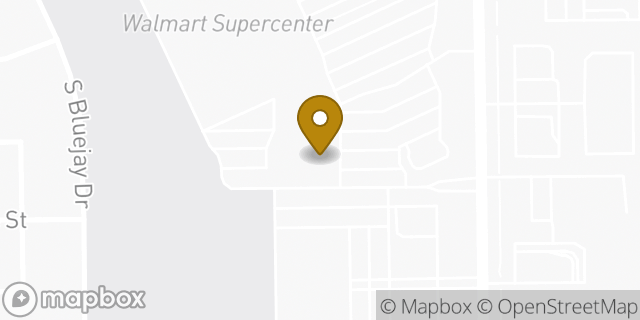 Map showing the location of Planet Fitness in Gilbert, AZ 85295