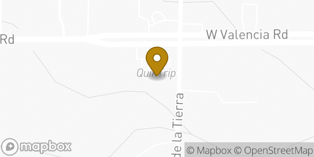 Map showing the location of QuikTrip in Tucson, AZ 85746