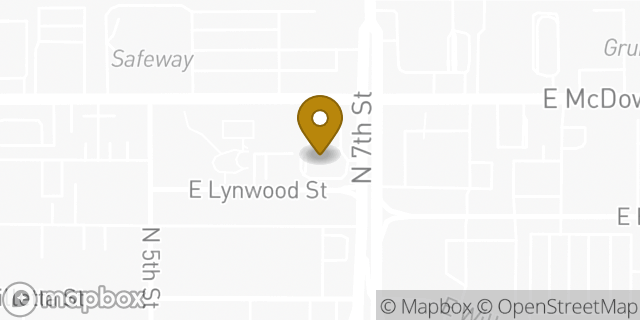 Map showing the location of McDonald's in Phoenix, AZ 85004