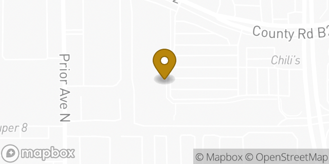 Map showing the location of Marshalls in Roseville, MN 55113