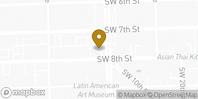 Map showing the location of Regions Bank in Miami, FL 33135