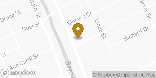 Map showing the location of Subway in Houma, LA 70364