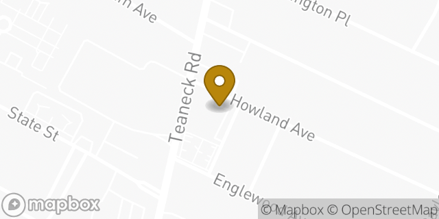 Map showing the location of Enterprise Rent-A-Car in Teaneck, NJ 07666