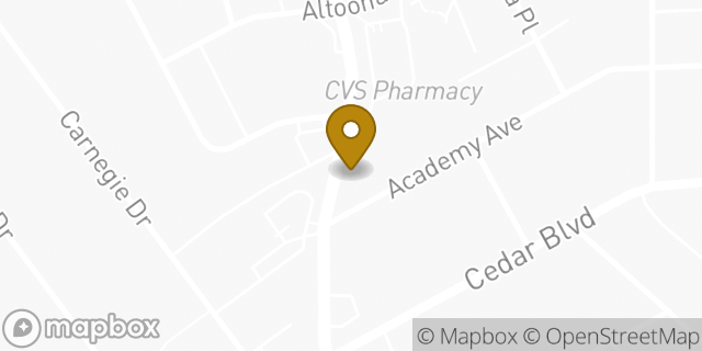 Map showing the location of Subway in Pittsburgh, PA 15228