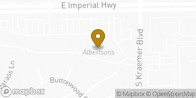 Map showing the location of Coinme in Brea, CA 92821