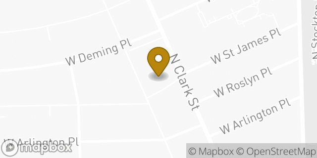 Map showing the location of Walgreens in Chicago, IL 60614