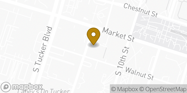 Map showing the location of Subway in St Louis, MO 63101