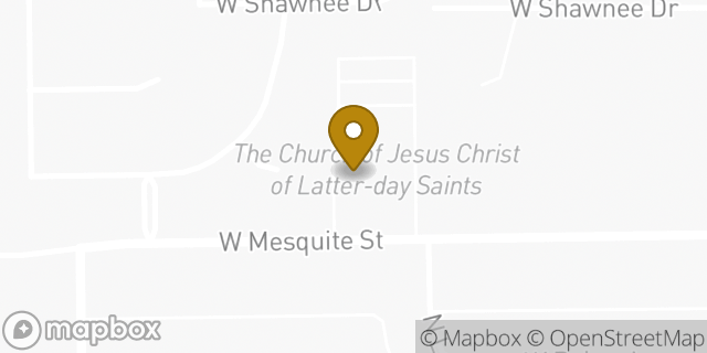 Map showing the location of The Church of Jesus Christ of Latter-day Saints in Chandler, AZ 85224