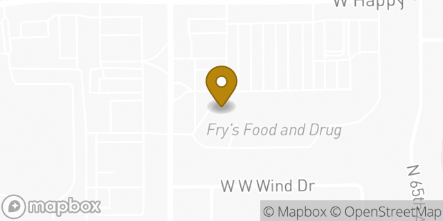 Map showing the location of Subway in Phoenix, AZ 85310