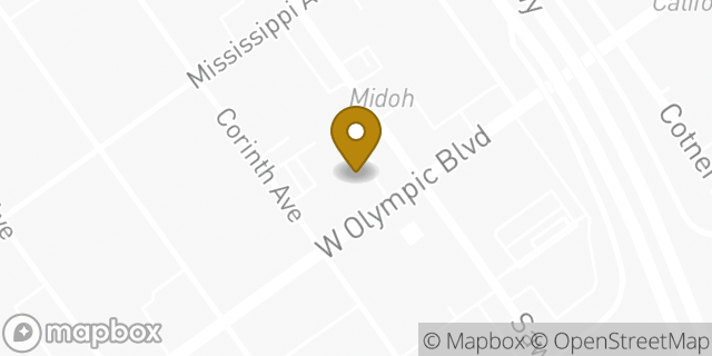 Map showing the location of The UPS Store in Los Angeles, CA 90064