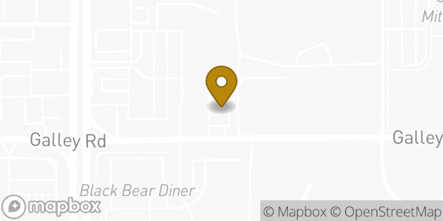 Map showing the location of Budget Truck Rental in Colorado Springs, CO 80909