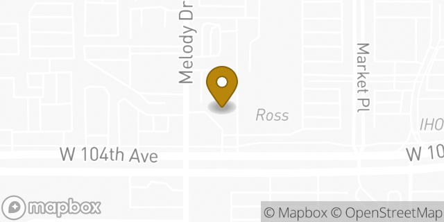 Map showing the location of 7-Eleven in Northglenn, CO 80234