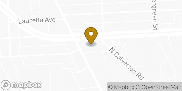 Map showing the location of 7-Eleven in Baltimore, MD 21223