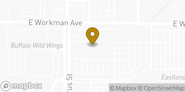 Map showing the location of FedEx ShipSite in West Covina, CA 91791