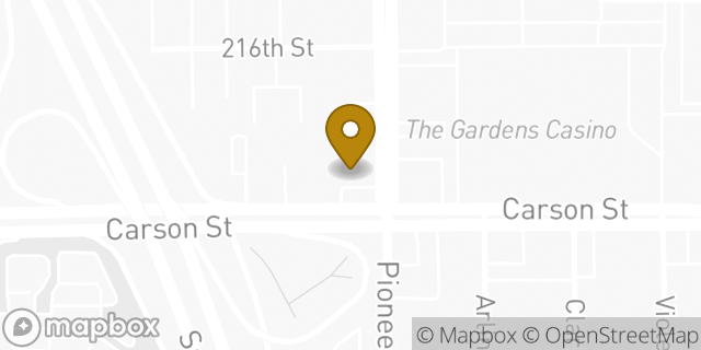 Map showing the location of 7-Eleven in Lakewood, CA 90715