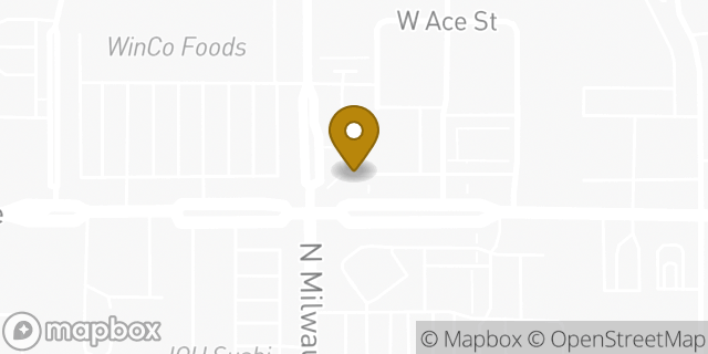 Map showing the location of Walgreens in Boise, ID 83704