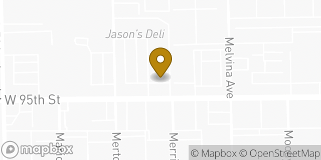 Map showing the location of Chipotle Mexican Grill in Oak Lawn, IL 60453