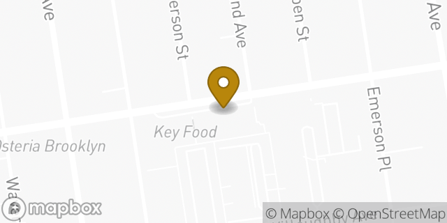 Map showing the location of The UPS Store in Brooklyn, NY 11205