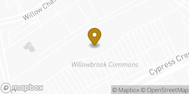 Map showing the location of Academy Sports + Outdoors in Houston, TX 77070