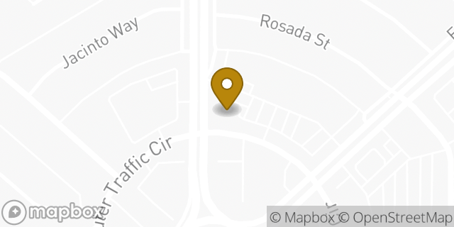 Map showing the location of AutoZone in Long Beach, CA 90815