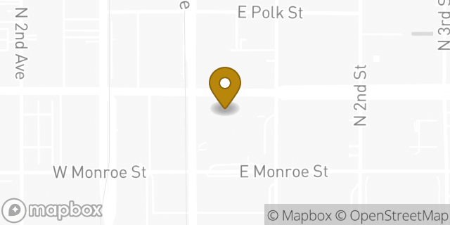 Map showing the location of Chase Mortgage in Phoenix, AZ 85004